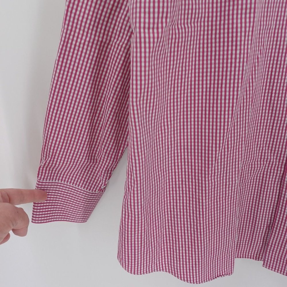 J. HILBURN XL 48in Chest Multi Plaid Button Up Down Shirt Collard Dress Business - Picture 6 of 16